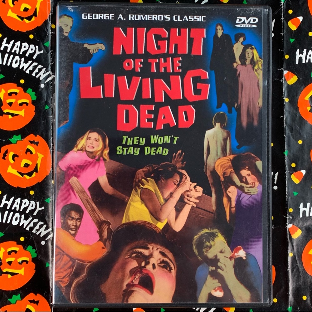 Night of the Living Dead DVD - Classic Black and White Horror Movie.